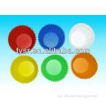 6pcs coloured silicone cake cups silicone baking molds set